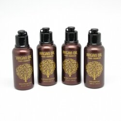 BINGO Дорожный набор бессульфатных средств для волос и тела на основе арганового масла 